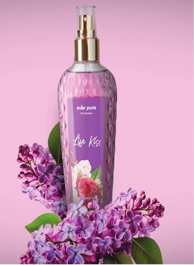 ever pure Fragrance Live Kiss Mist for Women 236 ml - Image 2